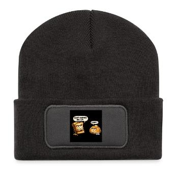 Toast - Recycled Patch Beanie - dark grey - Front