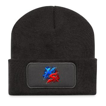 Kyzin und Shadow Gaming - Recycelte Patch Beanie - Dunkelgrau - Vorne