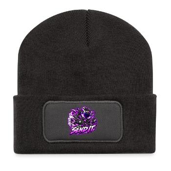 VTX-Send-it - Recycelte Patch Beanie - Dunkelgrau - Vorne