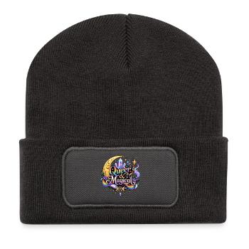 Queer and Magical - Recycelte Patch Beanie - Dunkelgrau - Vorne