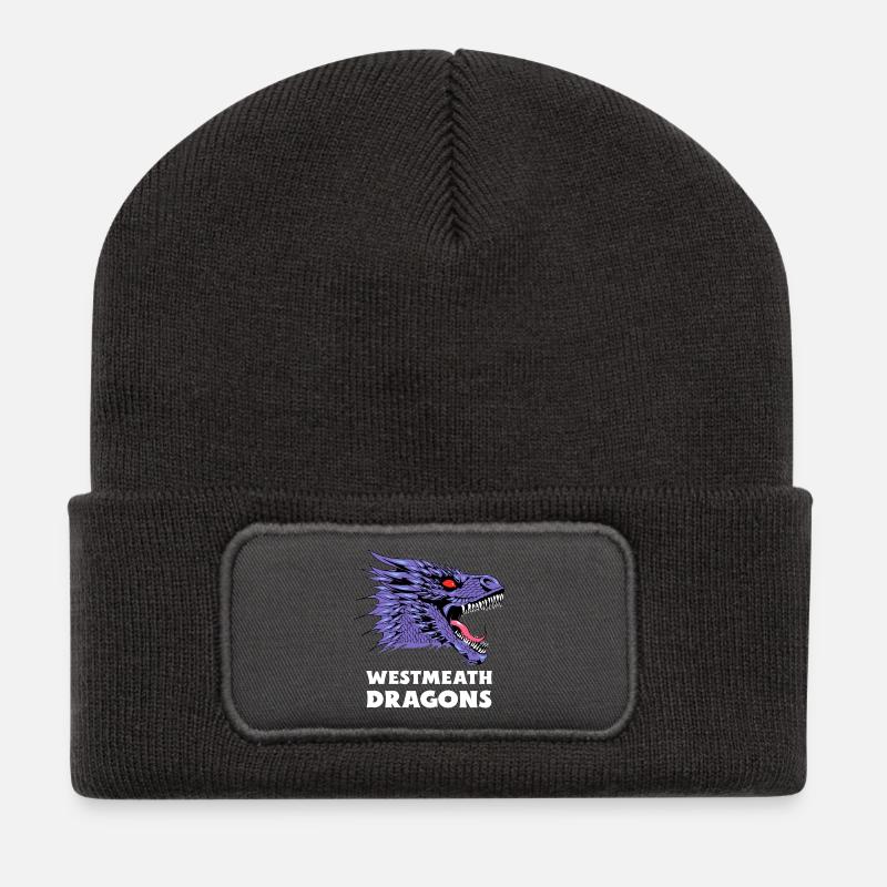 Westmeath Dragons - Recycled Patch Beanie - dark grey