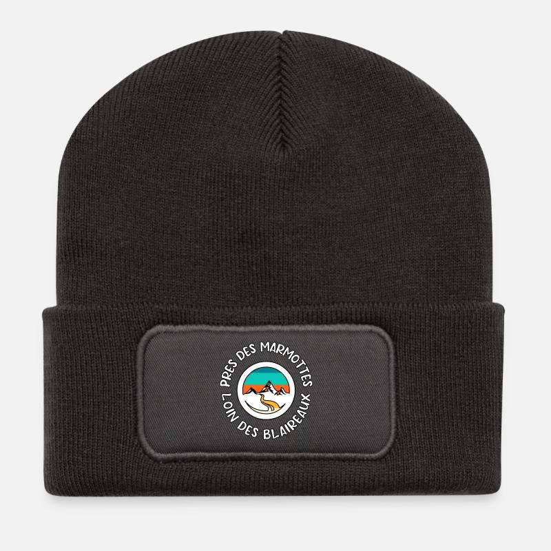 Marmots Monts Market - Recycelte Patch Beanie - Dunkelgrau