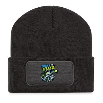 Trust the Fuzzz Frogfish Graphic - Recycled Patch Beanie - dark grey - Front
