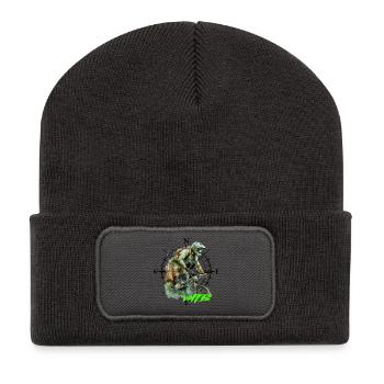 Mtb - Recycelte Patch Beanie - Dunkelgrau - Vorne