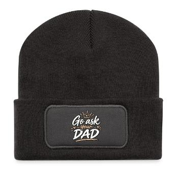 Mother -funny gift- - Recycled Patch Beanie - dark grey - Front