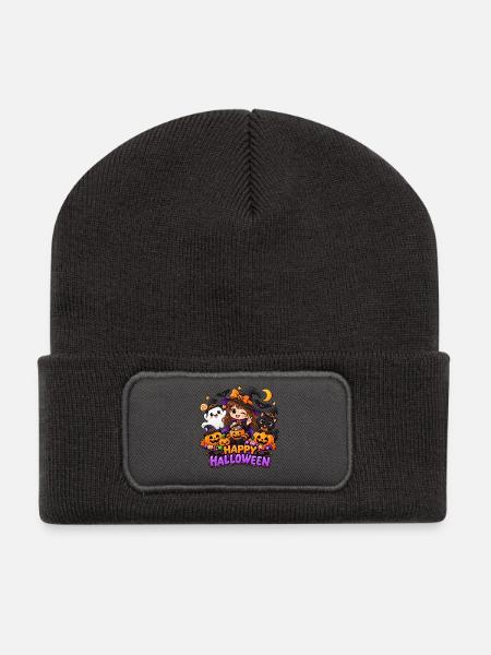 Kleiner Fußballmeister - Recycelte Patch Beanie - Dunkelgrau
