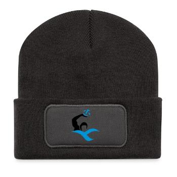 wasserball - Recycelte Patch Beanie - Dunkelgrau - Vorne