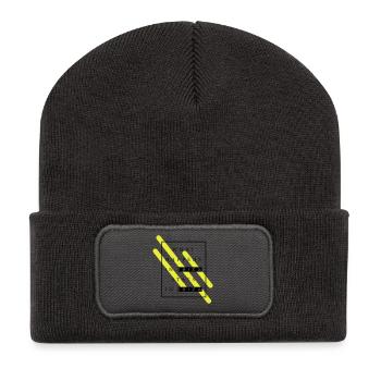 What happes in ibiza stays in ibiza - Recycelte Patch Beanie - Dunkelgrau - Vorne