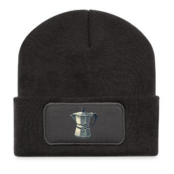 Espresso pot - Recycled Patch Beanie - dark grey - Front