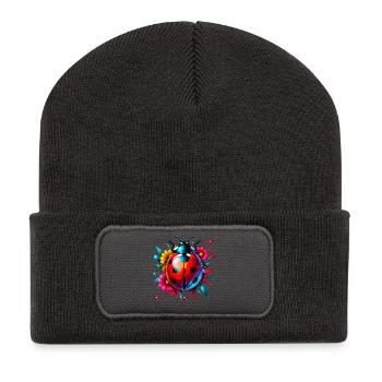 Ladybird - Recycled Patch Beanie - dark grey - Front