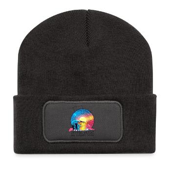 House Music - Recycled Patch Beanie - dark grey - Front