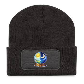 Day Night Crystal Ball - Recycled Patch Beanie - dark grey - Front