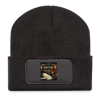 T-shirt de bannière de jeu - Beanie recyclé à patch - charbon - Devant