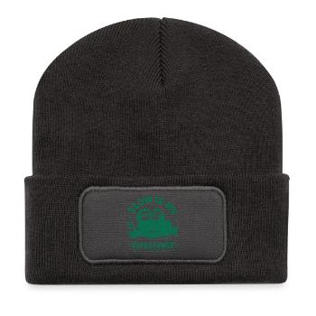 Slow Is My Superpower Sloth - Recycelte Patch Beanie - Dunkelgrau - Vorne