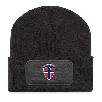 Norge Fotball Supporter - Recycled Patch Beanie - dark grey - Front