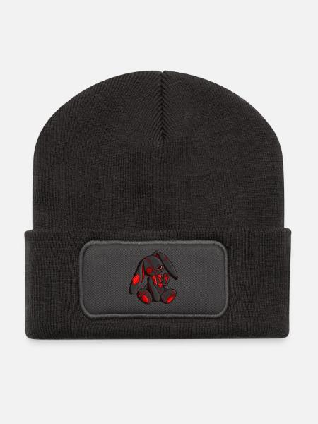 Ursa (Bella Donna‘s wicked world) - Recycelte Patch Beanie - Dunkelgrau