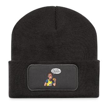 The new best time - Recycled Patch Beanie - dark grey - Front