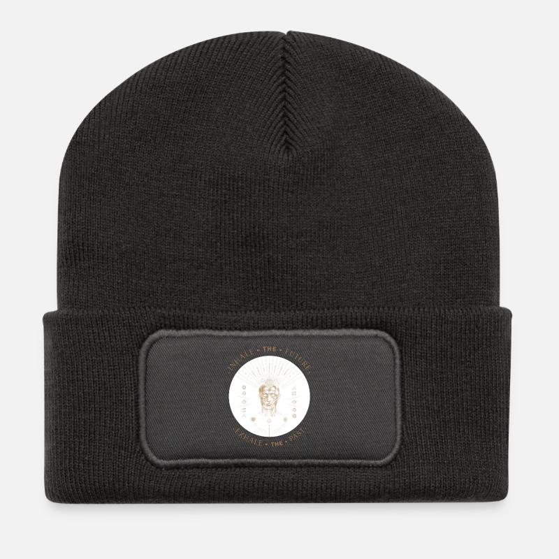 Head 25 - Recycelte Patch Beanie - Dunkelgrau