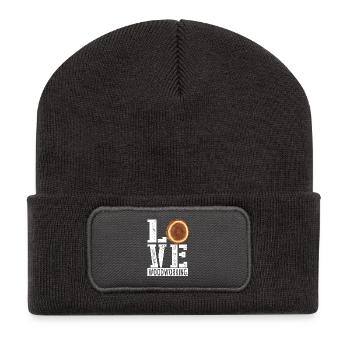 LOVE - Carpenter Carpenter Wood Gift - Recycled Patch Beanie - dark grey - Front