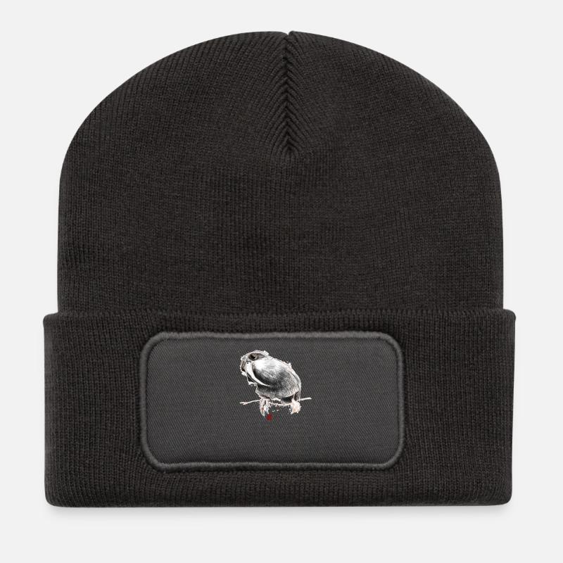 Sketchy Peroquet - Recycled Patch Beanie - dark grey