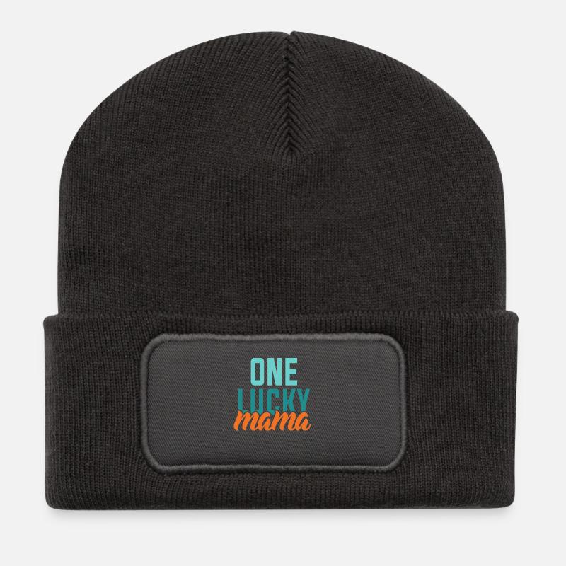 MOM 12 - Recycled Patch Beanie - dark grey