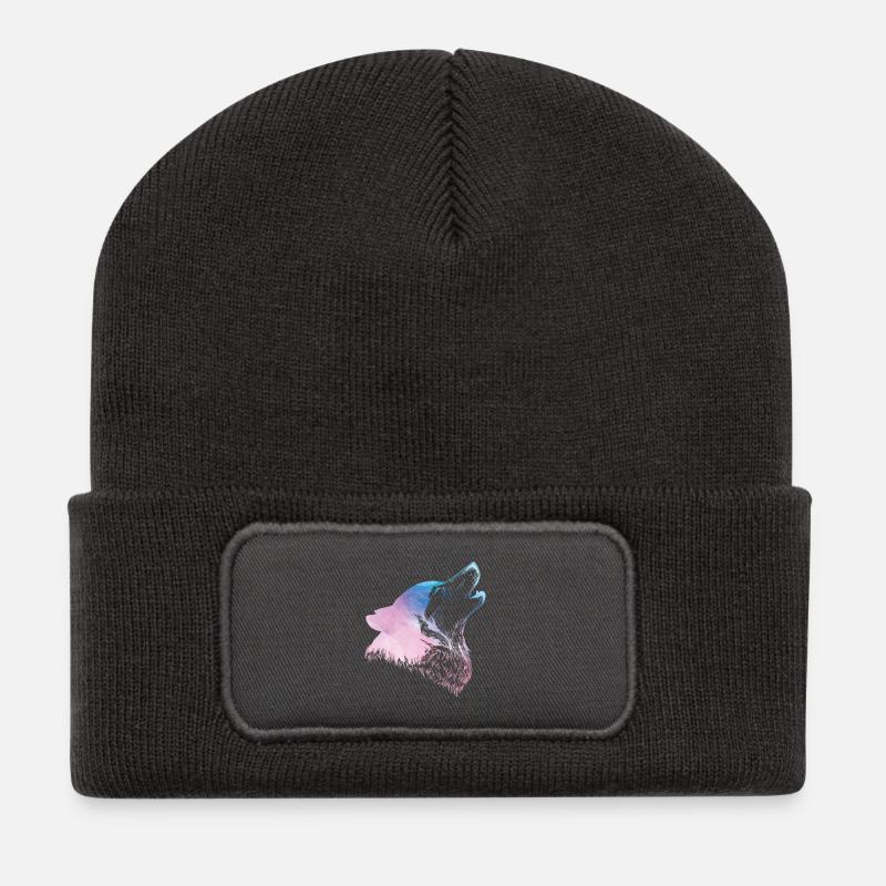 Husky - Recycelte Patch Beanie - Dunkelgrau