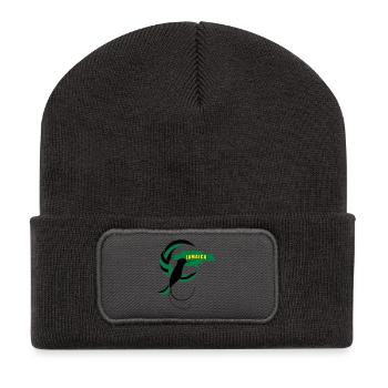 Jamaica Wear - Doctor Bird Island - Beanie recyclé à patch - charbon - Devant
