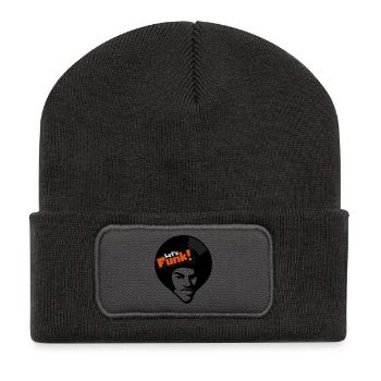 Waxman - Beanie recyclé à patch - charbon - Devant