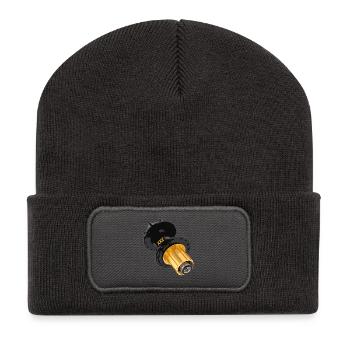 MTB VTT Road Bike Hub - Beanie recyclé à patch - charbon - Devant