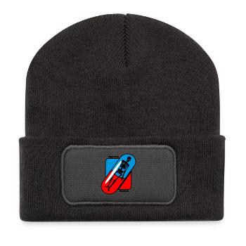 Prendre - Le vôtre - Médicament - Santé - Beanie recyclé à patch - charbon - Devant