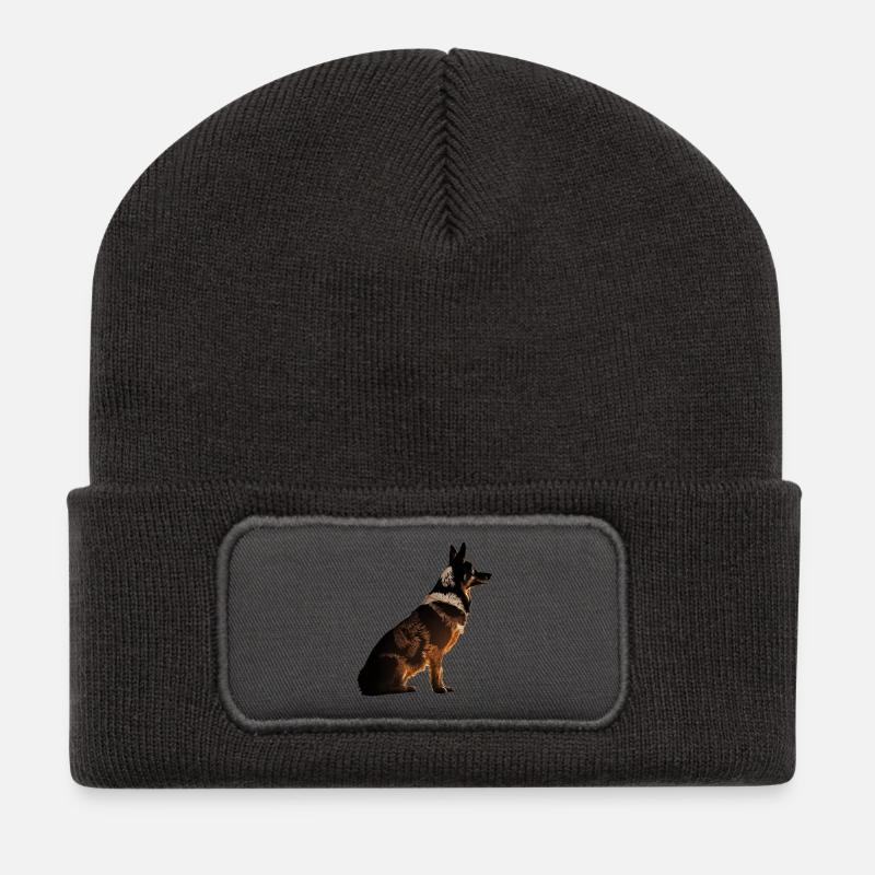 Dog - Recycled Patch Beanie - dark grey