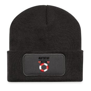 Supervision - Bathing supervision - Recycled Patch Beanie - dark grey - Front