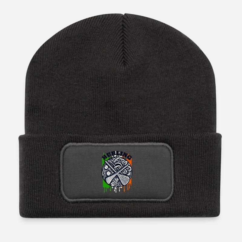 Hurling - Recycled Patch Beanie - dark grey