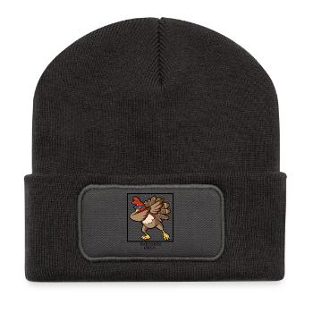 Dab Vibes Only. - Recycled Patch Beanie - dark grey - Front