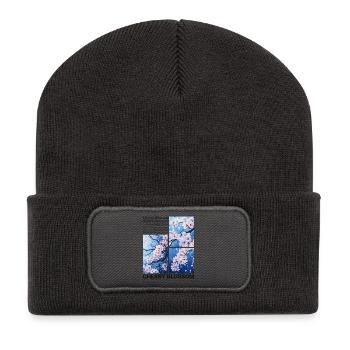 Cherry Blossom Flower Sakura Spring Nature Gift - Recycled Patch Beanie - dark grey - Front