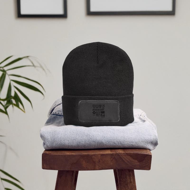 Accountant Multi Tasking Problem Solving Hard Work Recycled Patch Beanie