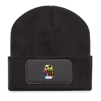 Lloret de Mar 2025 Palm Trees Multicoloured - Recycled Patch Beanie - dark grey - Front