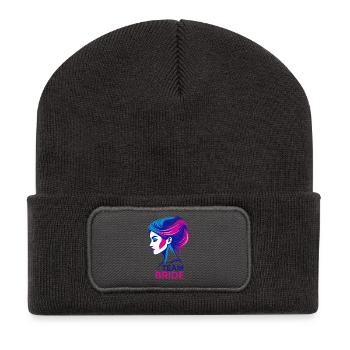 Team Bride - Recycelte Patch Beanie - Dunkelgrau - Vorne