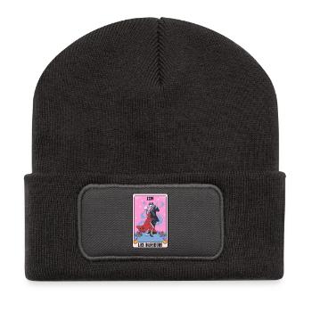 Dancers Passion Dance and Tarot Gift Idea - Recycled Patch Beanie - dark grey - Front