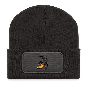 Boonana Halloween Banana - Recycled Patch Beanie - dark grey - Front