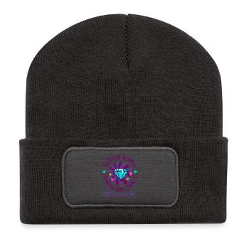 Diamond Painting Artist Sparkle Like No Tomorrow - Recycled Patch Beanie - dark grey - Front