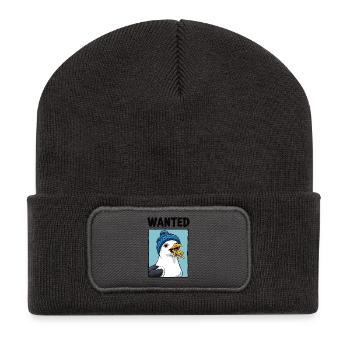 Recherché : Frites Seagull - Beanie recyclé à patch - charbon - Devant