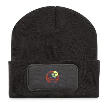 Japan Hero since September 1987 Birthday Gift - Recycled Patch Beanie - dark grey - Front