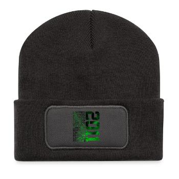 LIMITED EDITION 2011 15 JAHRE 15. GEBURTSTAG - Recycelte Patch Beanie - Dunkelgrau - Vorne