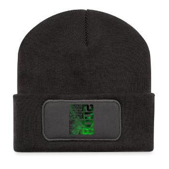 LIMITED EDITION 2008 18 YEARS 18TH BIRTHDAY - Recycled Patch Beanie - dark grey - Front