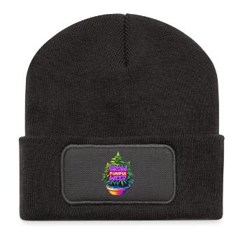 Grow Pumpui Weed - Recycled Patch Beanie - dark grey - Front