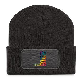 LIMITED EDITION 2018 8 JAHRE 8. GEBURTSTAG - Recycelte Patch Beanie - Dunkelgrau - Vorne