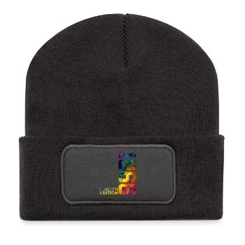 LIMITED EDITION 1966 60 JAHRE 60. GEBURTSTAG - Recycelte Patch Beanie - Dunkelgrau - Vorne