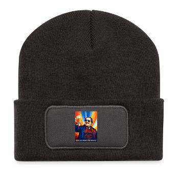 Gioachino Rossini - Recycelte Patch Beanie - Dunkelgrau - Vorne