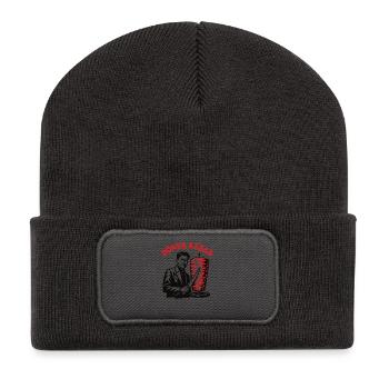 Döner Kebab - Orwell - Fast Food - Recycelte Patch Beanie - Dunkelgrau - Vorne